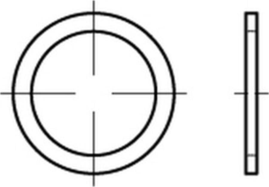 Reyher DIN 7603 Cu A 10x13,5x1 Cu (100) 007603720010100013