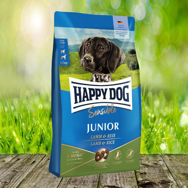 Happy Dog Sensible Junior Lamm & Reis 2 x 10 kg - Optimale Versorgung deines Junghundes