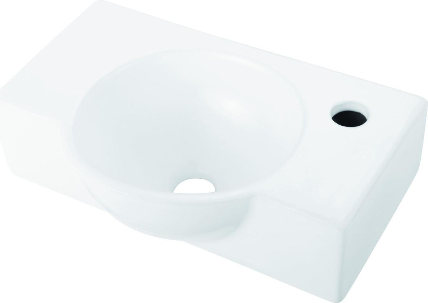 Primaster Gästewaschbecken 40 cm Diego weiß Keramik 782022642