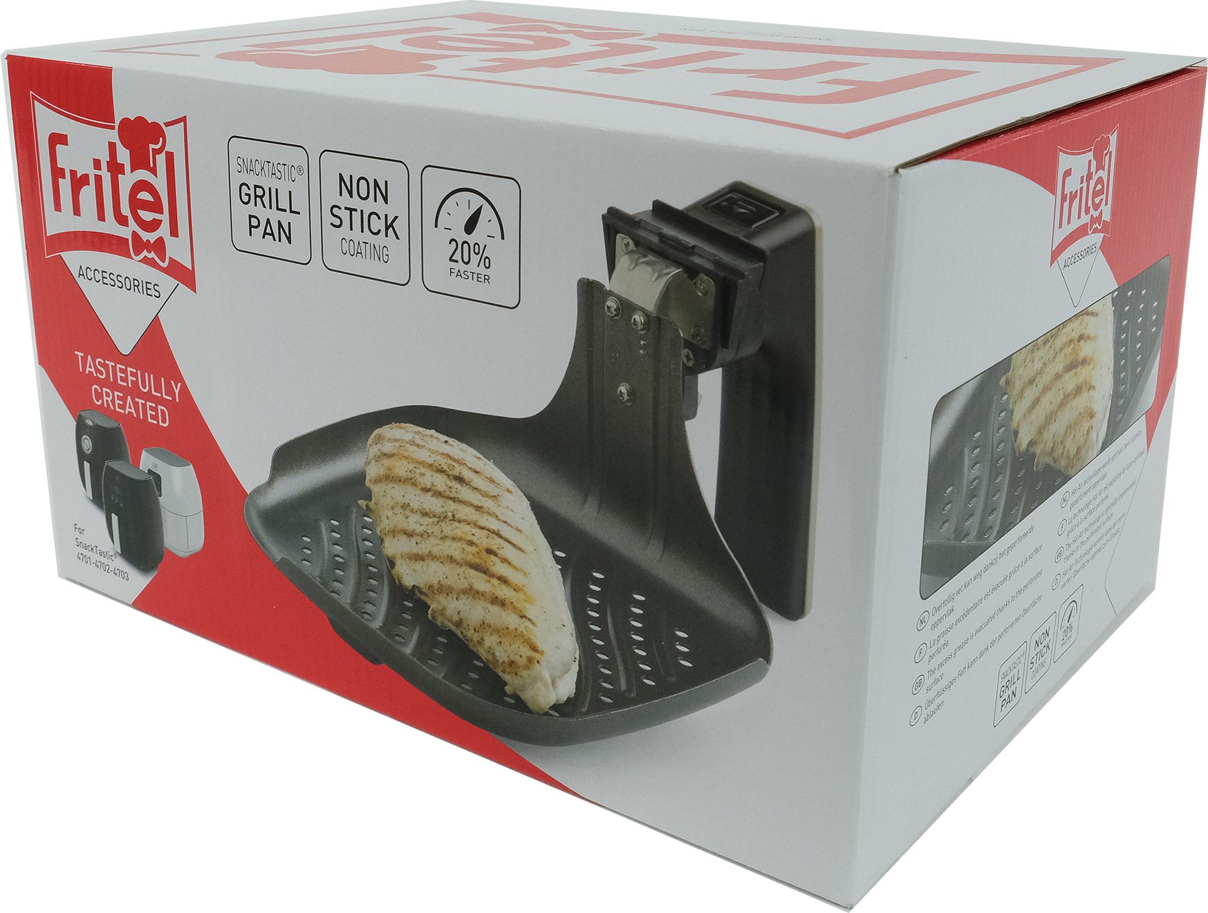 Fritel 150022, Topf, Fritel, SnackTastic 4804, SnackTastic 4802, SnackTastic 4801, Schwarz
