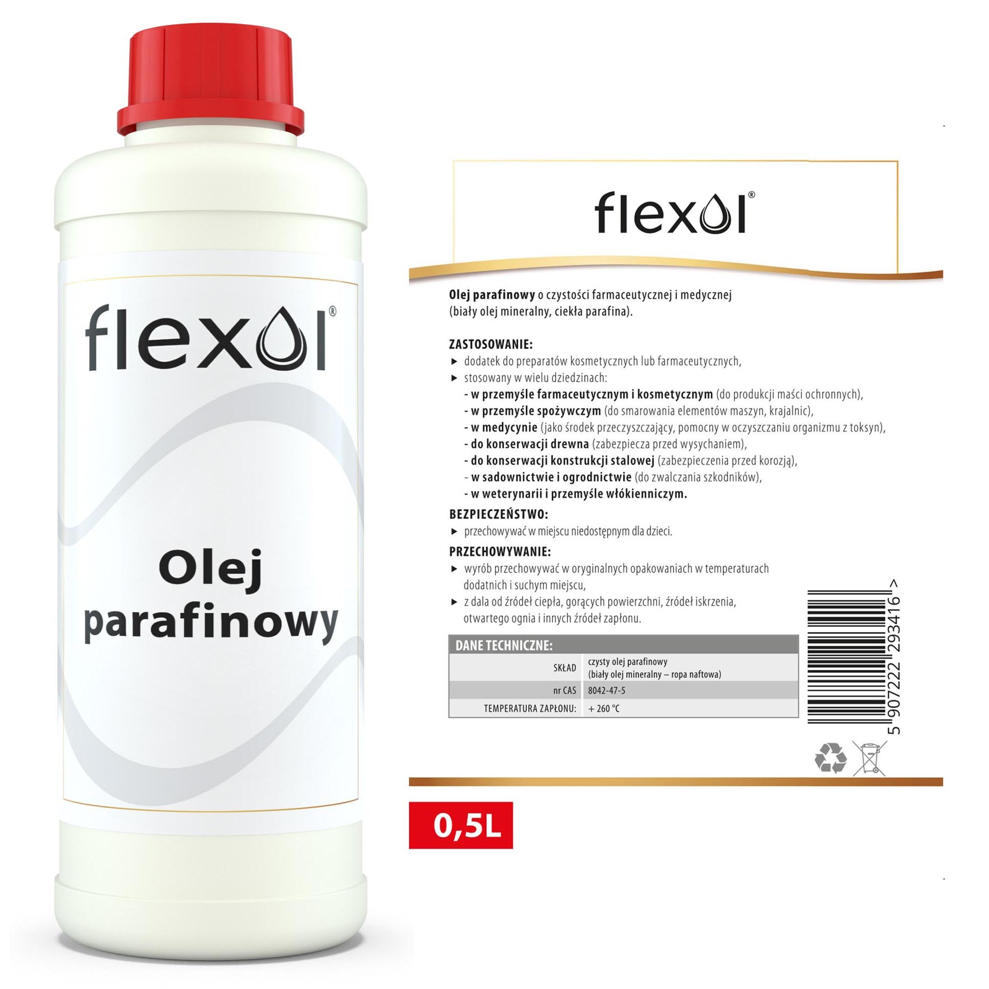 Paraffinöl – Paraffin 1 L Flexol