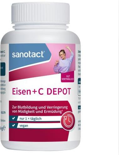 sanotact GmbH Sanotact Eisen+C Depot Tabletten 90 St 19759153