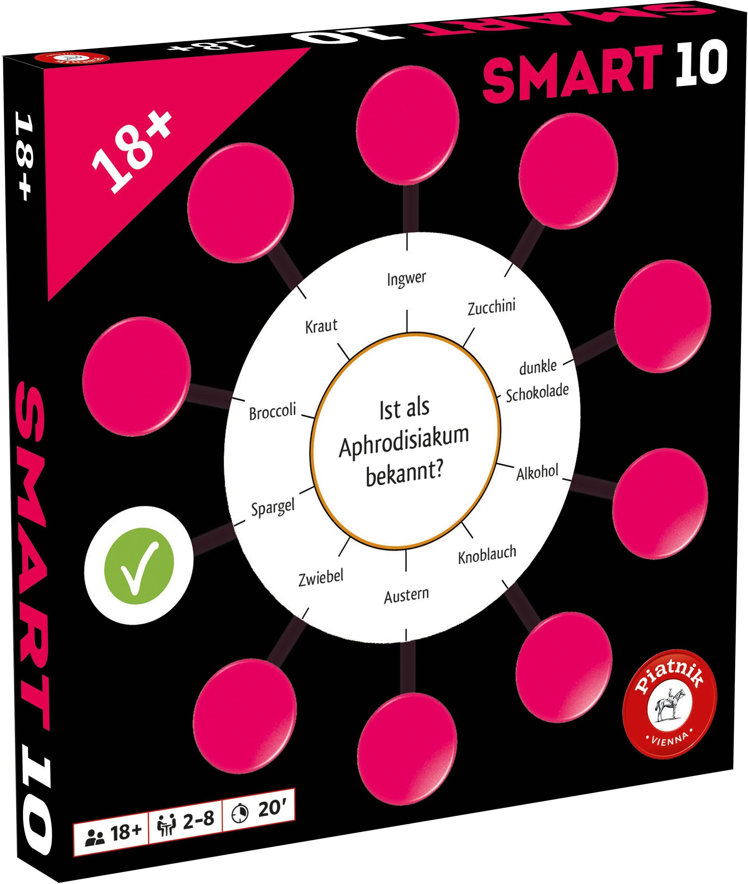 Piatnik Deutschland GmbH Smart 10 Zusatzfragen 18+ 1 7270