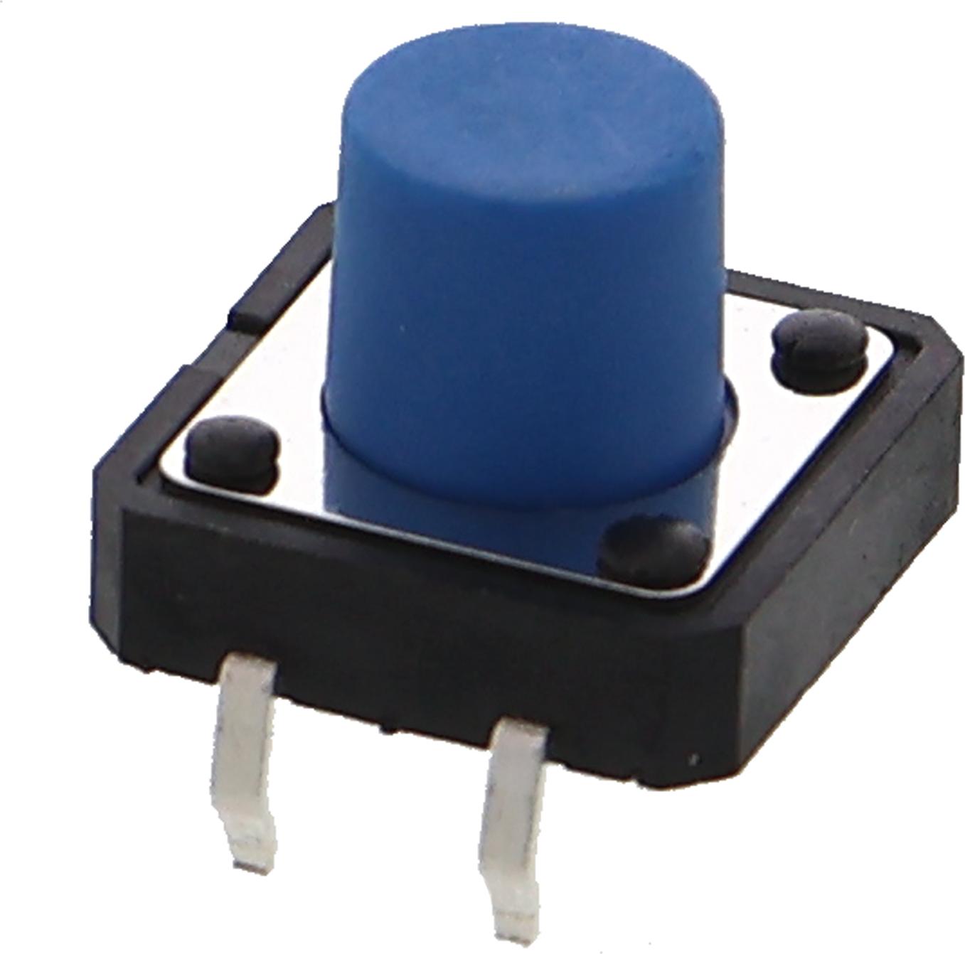 Funduino Taster mit farbigem Knopf - 12*12*6mm / 12*12*9mm Farbe: 12*12*9mm - Blau Taster mit farbigem Knopf - 12*12*6mm / 12*12*9mm : 12*12*9mm - Blau