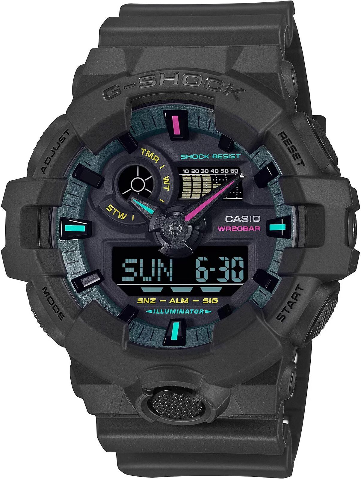 Pánske hodinky Casio G-SHOCK Classic Multi Fluorescent Accents
