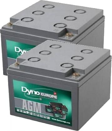 NoBrand Dyno AGM-Batterie 12 V 26 Ah Ersatzset (ohne Kabel)