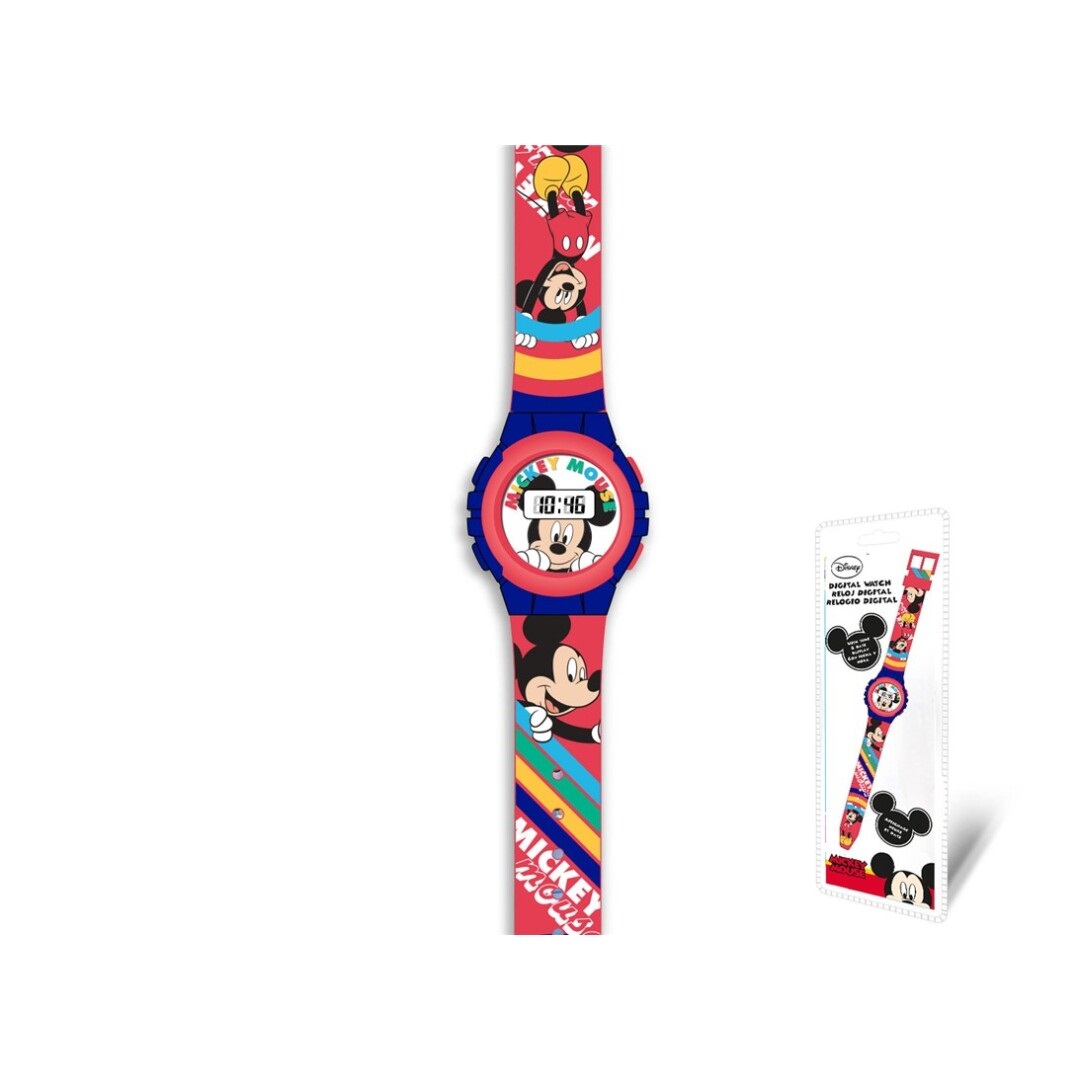 Kids Euroswan Mickey Mouse - Digitale Kinder Armbanduhr KE-WD21167