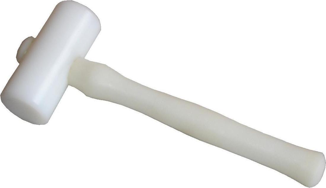 THOR Super Plastik Hammer, Rund Ø x l 60 x 123 mm, 490 g, mit Plastik Stiel Fivel-01-48119PH