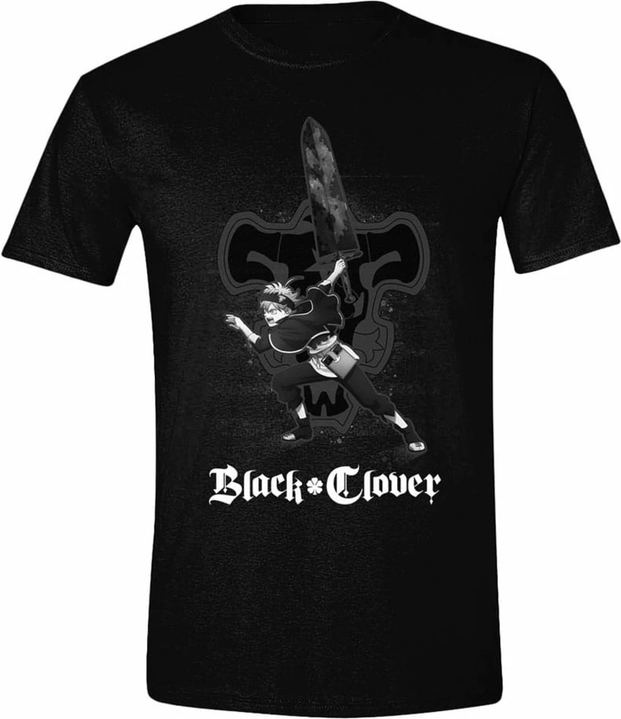 PC Merch T-Shirt Black Clover - Mono Clover (größe XL)