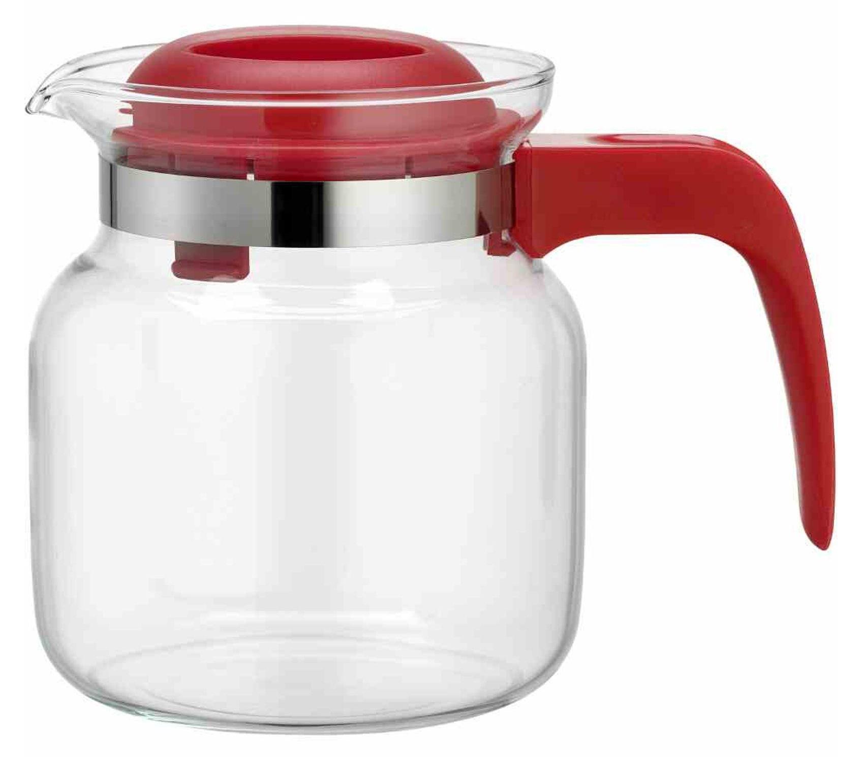 Teiera In Vetro Borosilicato 1,5 L Con Filtro In Acciaio Inox – Lavabile In Lavastoviglie, Per Tè In Foglie