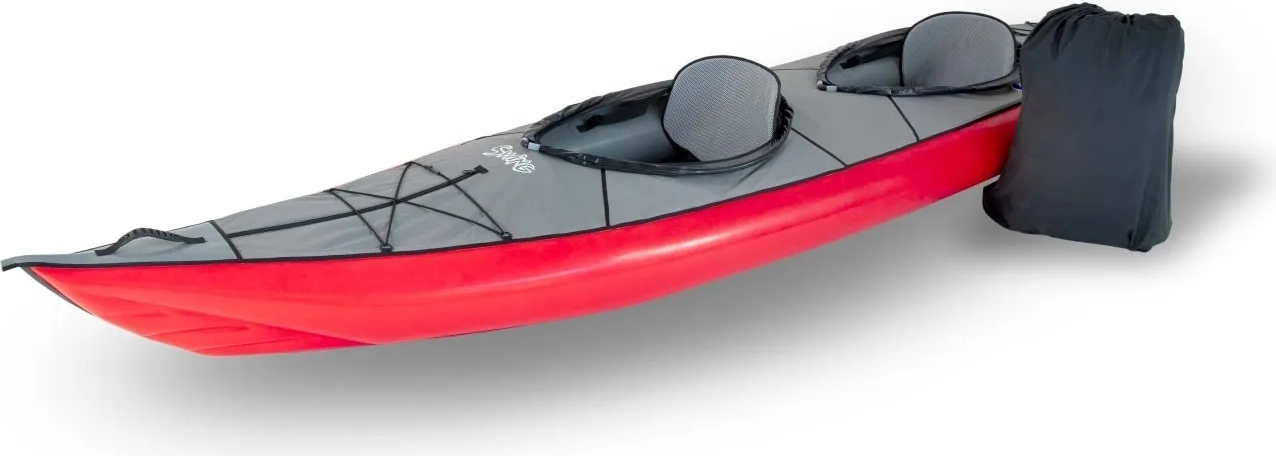 Gumotex Swing II 2er Schlauchkajak - Aufblasbares Kajak, Farbe:Rot