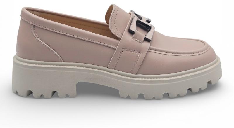 KEYS K-9380 Damen-Loafer aus rosafarbenem Leder