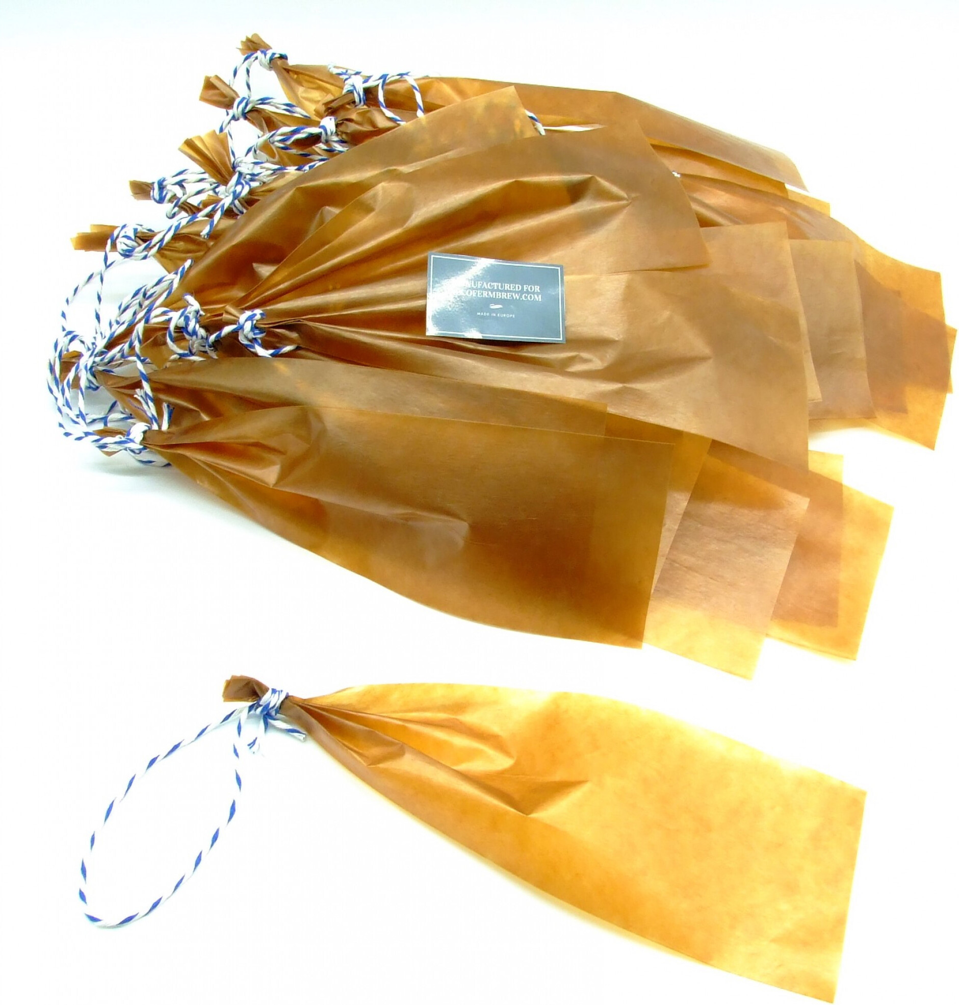 Alcofermbrew Kunstdarm 65mm / 30cm – 30 Stücke, Kollagenhülle für Wurst, Wursthülle, Rohwurstdarm