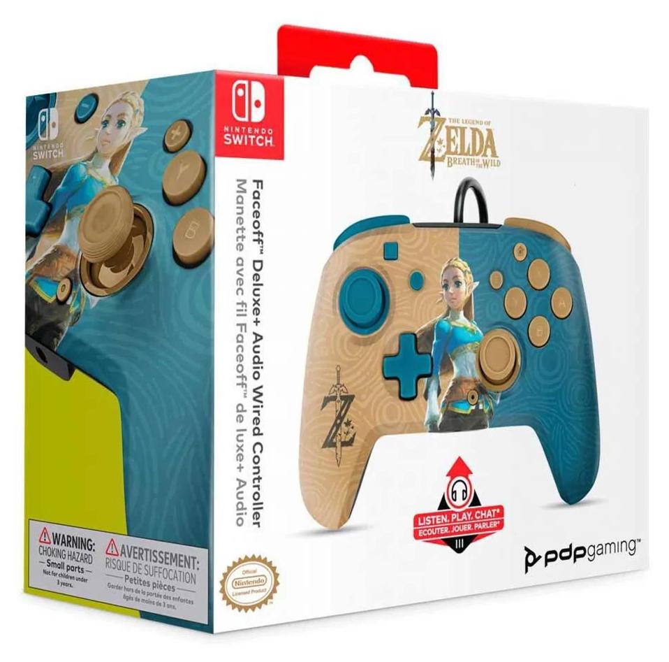 PDP Zelda REMATCH, gamepad, Nintendo Switch, Nintendo Switch OLED, D-Pad, tlačidlo Home, s káblom, USB, viacfarebný