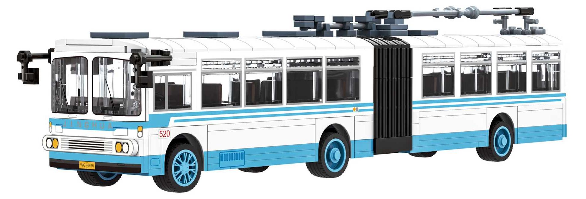 Wange 4975 – Oberleitungsbus, 518 Teile | Kompatible Bausätze