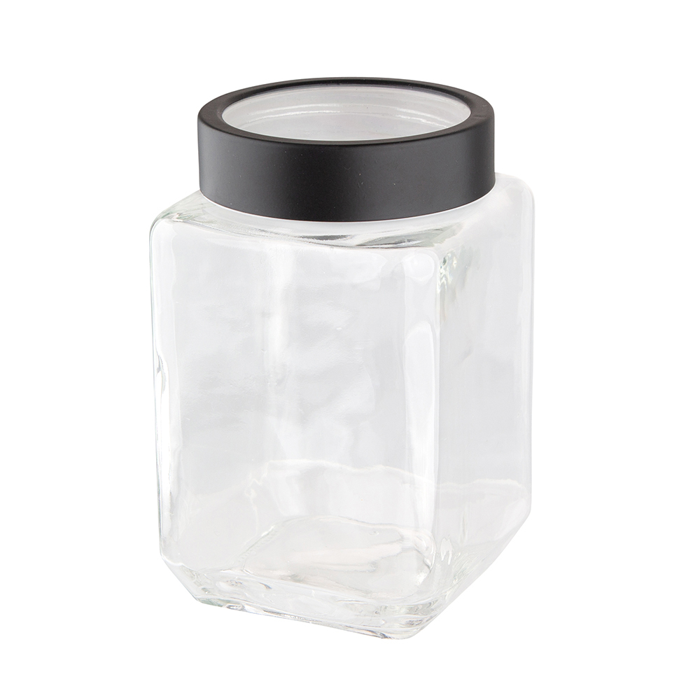 Altom Design Quadratisches Glasbehälter / Glasdose / Einmachglas 0,7 l