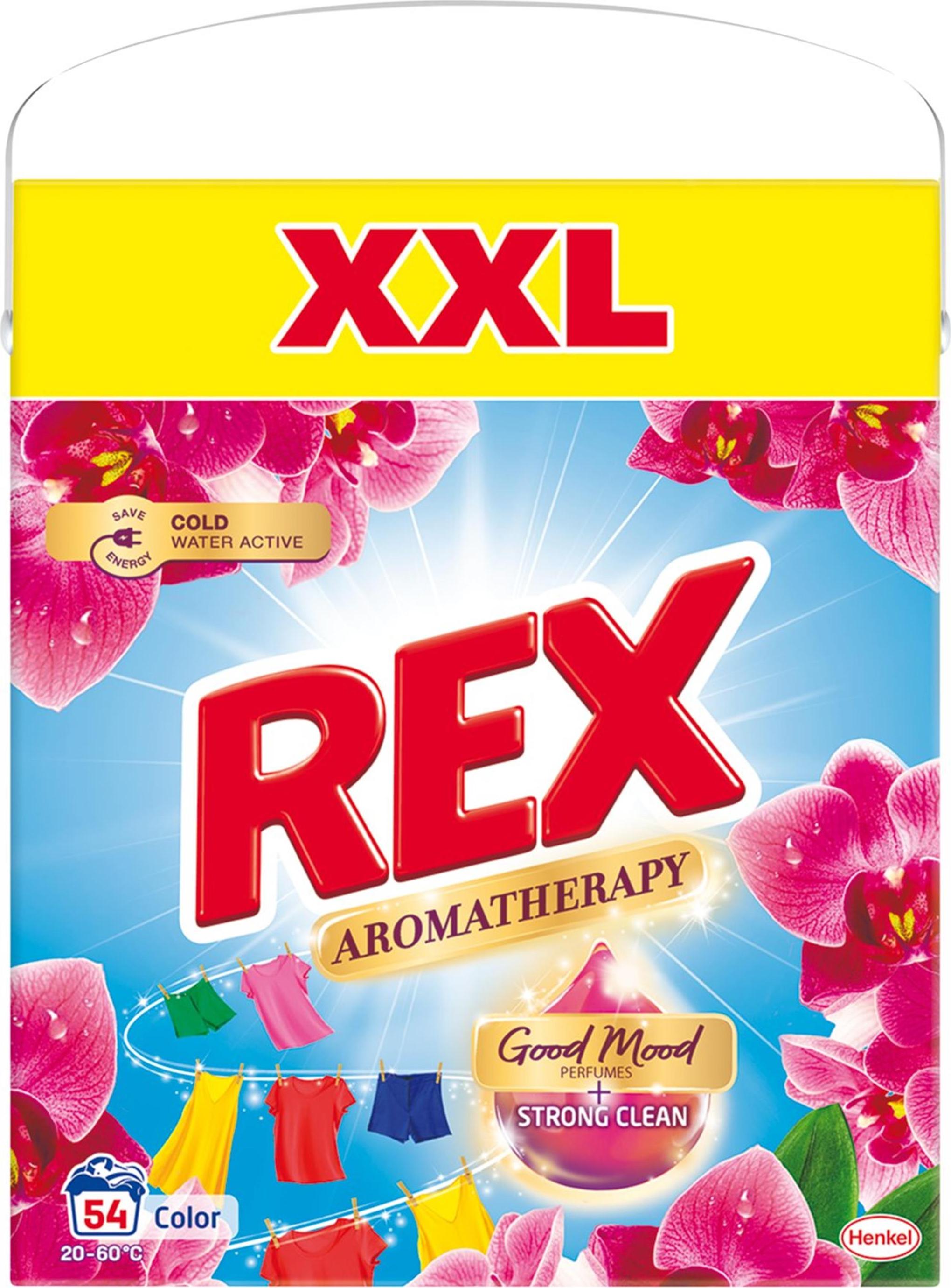 Rex Sport REX Aromatherapie Orchidee Farbe Box 2,97 kg (54 praní)