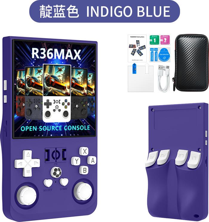 ANTCOOL Retro-Handheld-Konsole R36MAX - über 18.000 klassische Spiele, 4,0-Zoll-IPS-Display, Linux, 64 GB Speicher 720 x 720 Auflösung