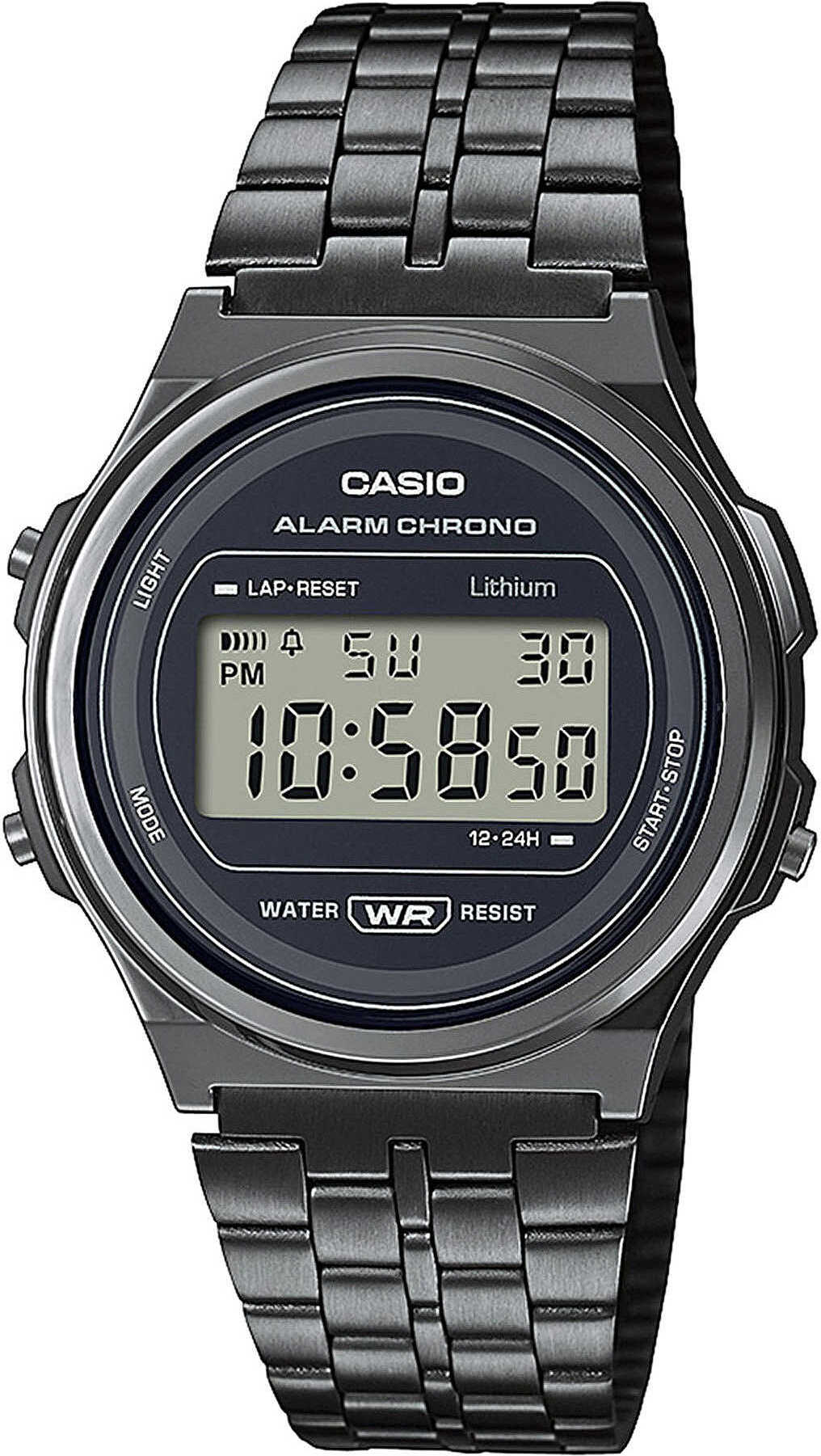Casio Vintage A171WEGG-1AEF čierne hodinky