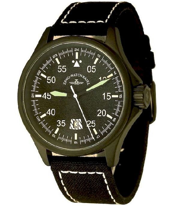 Zeno-Watch - Náramkové hodinky - Pánske - Chrono - Speed Navigator Q black - 6750Q-a1