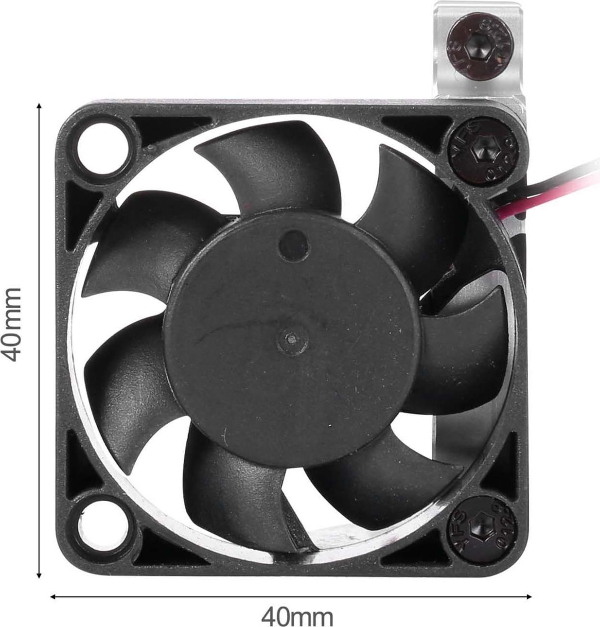 Gistuch RC Auto Motor Kühlkörper Lüfter mit Wärmesensor CNC Aluminiumlegierung Klemme für 4268 4274 Motoren 1/8 1/10 Buggy Autos