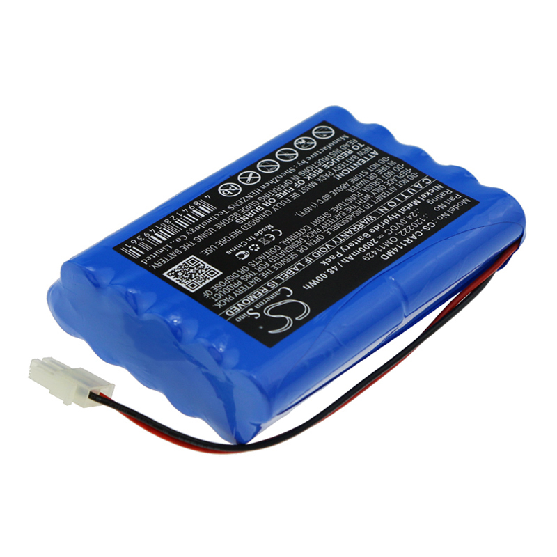 TECHTEK Akku Kompatibel mit [Cardioline] 3 Digital ECG, Delta 1 Plus, Delta 3 Plus, ECG Delta 1, ECG Delta 1+, ECG Delta 3+ Ersetzt 0593, für 120222