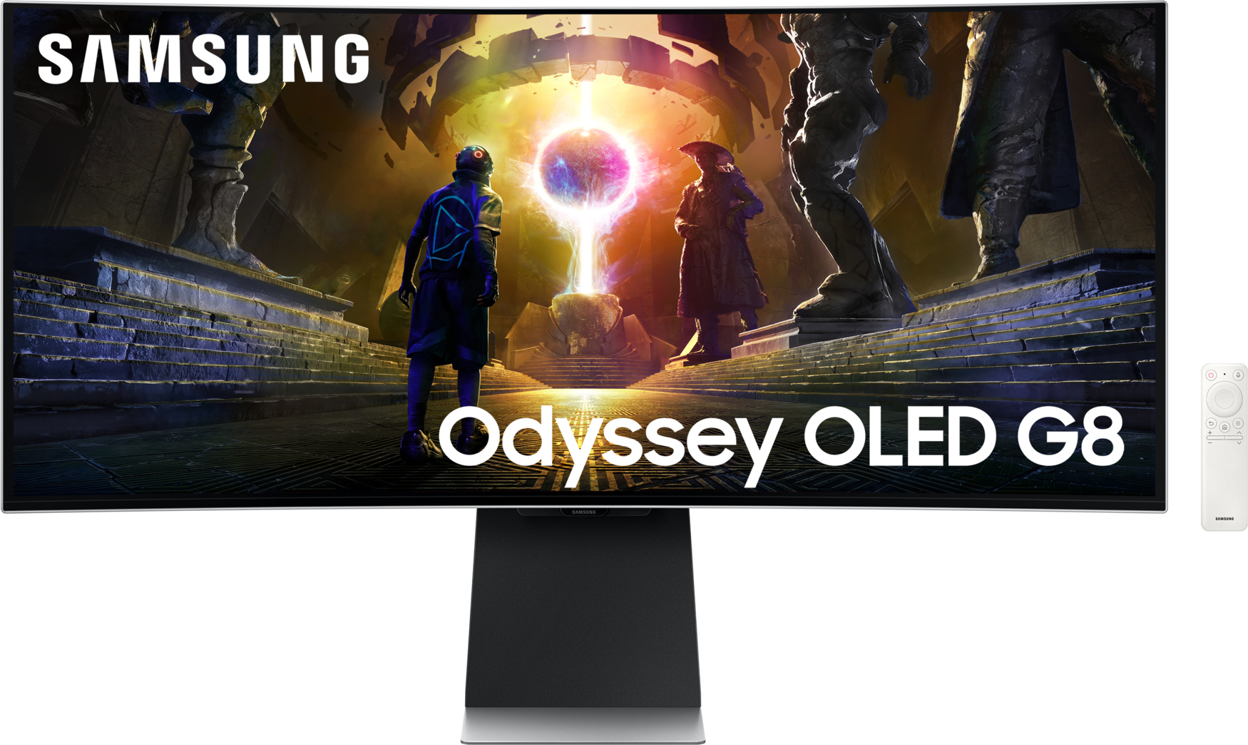 Samsung Odyssey OLED G8 S34DG850SU - Séria G85SD - Monitor OLED - Smart - Herný - zakrivený - 86,4 cm (34")