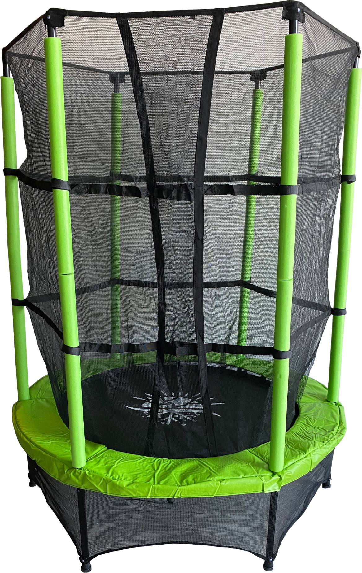 Rijoka Kinder Trampolin mit Sicherheitsnetz - Ø140 x 180cm - Vnútorná a vonkajšia detská trampolína