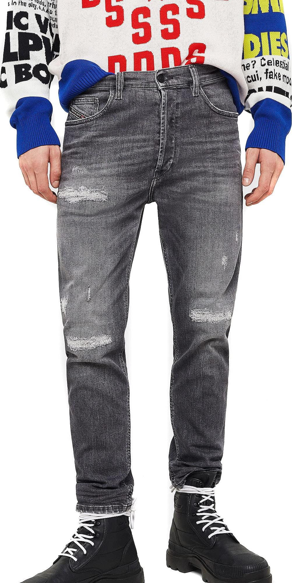Diesel Eetar 0890F Herren Jeans Hose Karottenjeans
