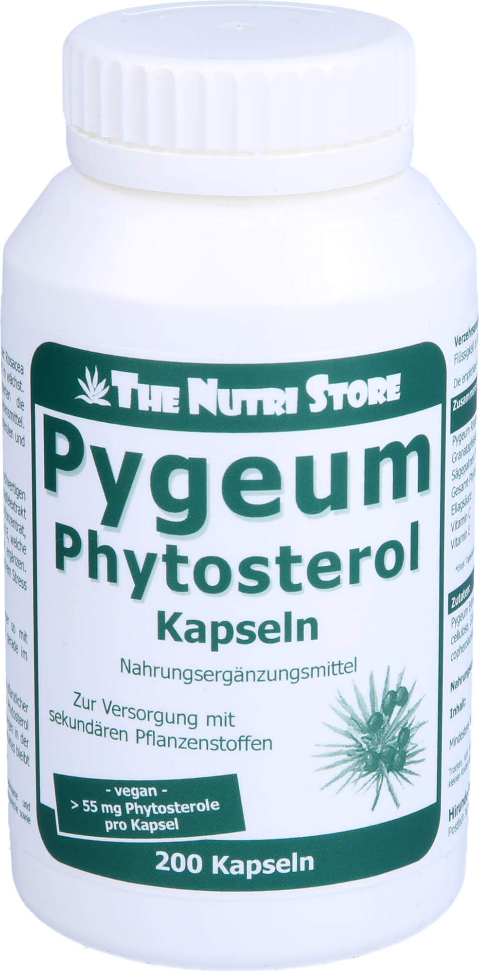Hirundo Products, Deutschland The Nutri Store Pygeum Phytosterol Kapseln, 200 St. Kapseln 01129049