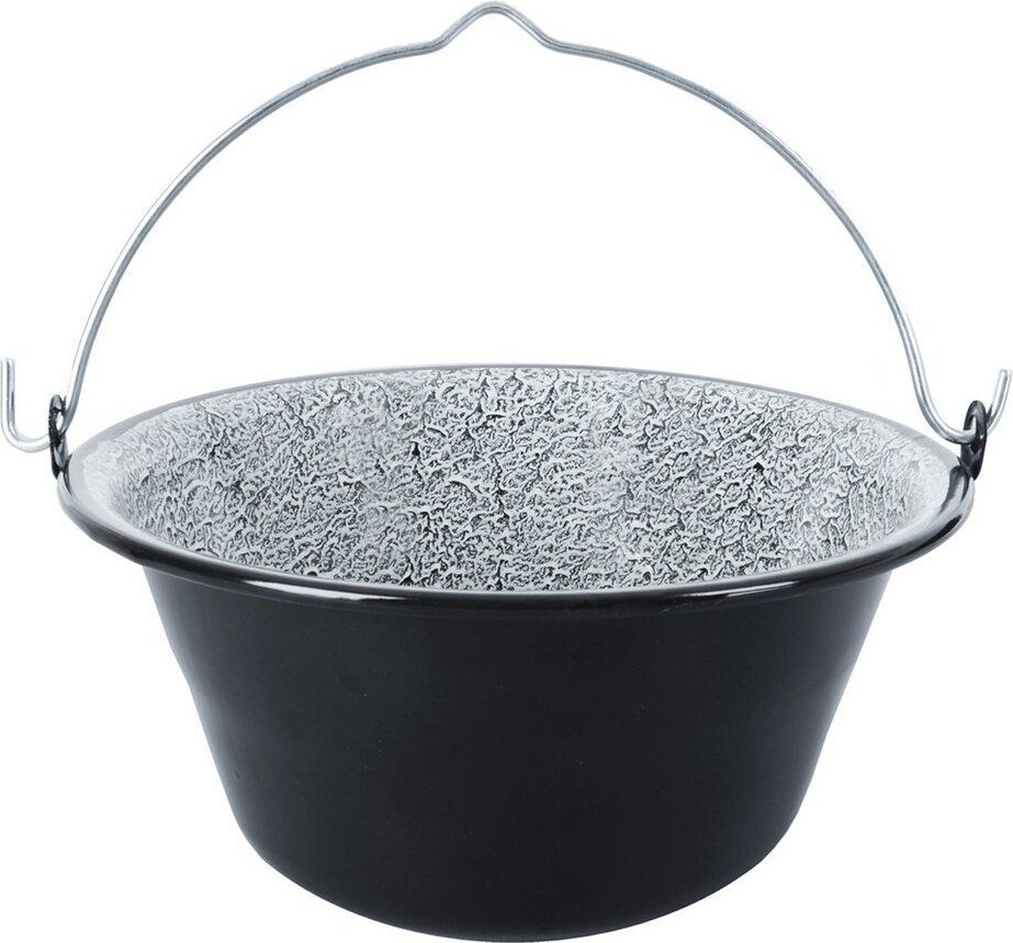 Orion Gulaschkessel emailliert ungarisch Gulaschtopf hängend 7,5l