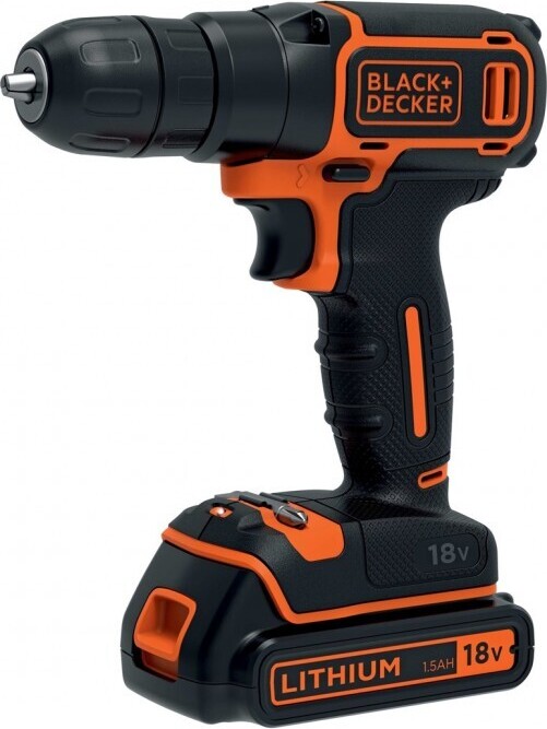 Black + Decker 18V skrutkovač Bdcd18 1X1,5Ah