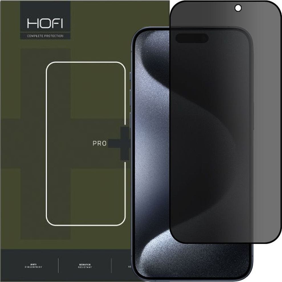 Hofi Anti Spy Glass Pro+ Privatisierendes Glas Iphone 15 Pro Privatsphäre