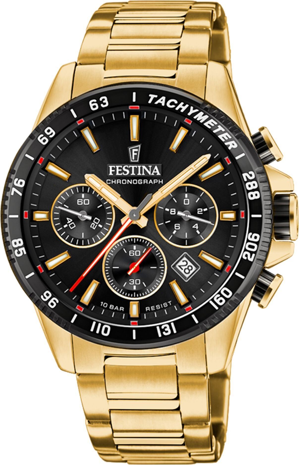 Festina - Náramkové hodinky - Pánske - Quartz - Nadčasový chronograf - F20634/5