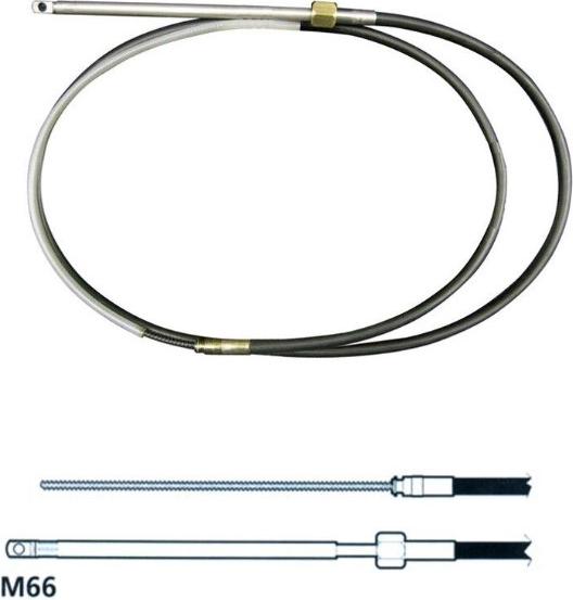 Ultraflex M66 Lenkkabel 21FT 6,4m Ultraflex 38183W 45.185.21