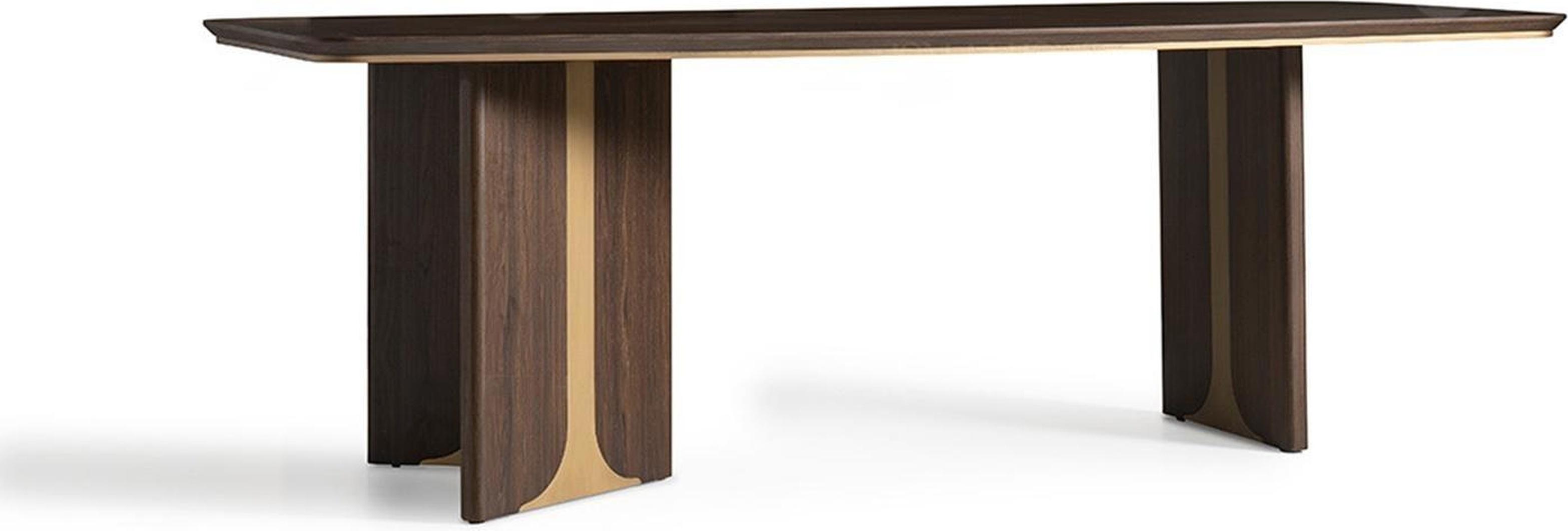 AEA Esstisch Tisch Esszimmer Esszimmertisch Holz Braun Esszimmermöbel JVM4067282484771