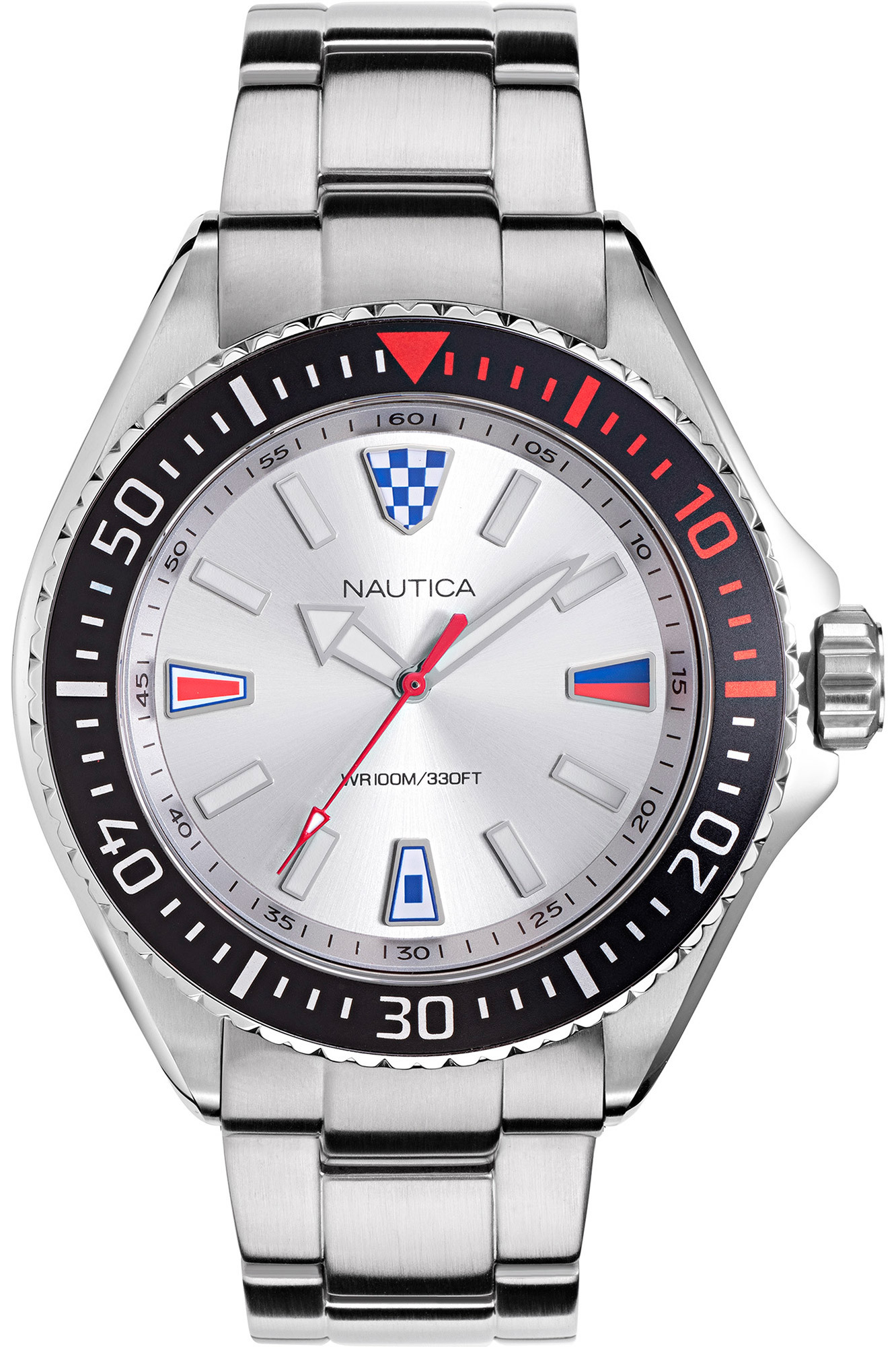 Pánske hodinky Nautica NAPCPS905 Silver (Ø 46 mm)
