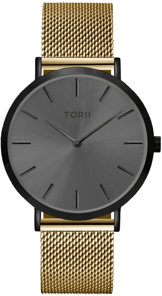 Damen Armbanduhr TORII B38GM.AB in klassischem goldenen Fashion-Stil.