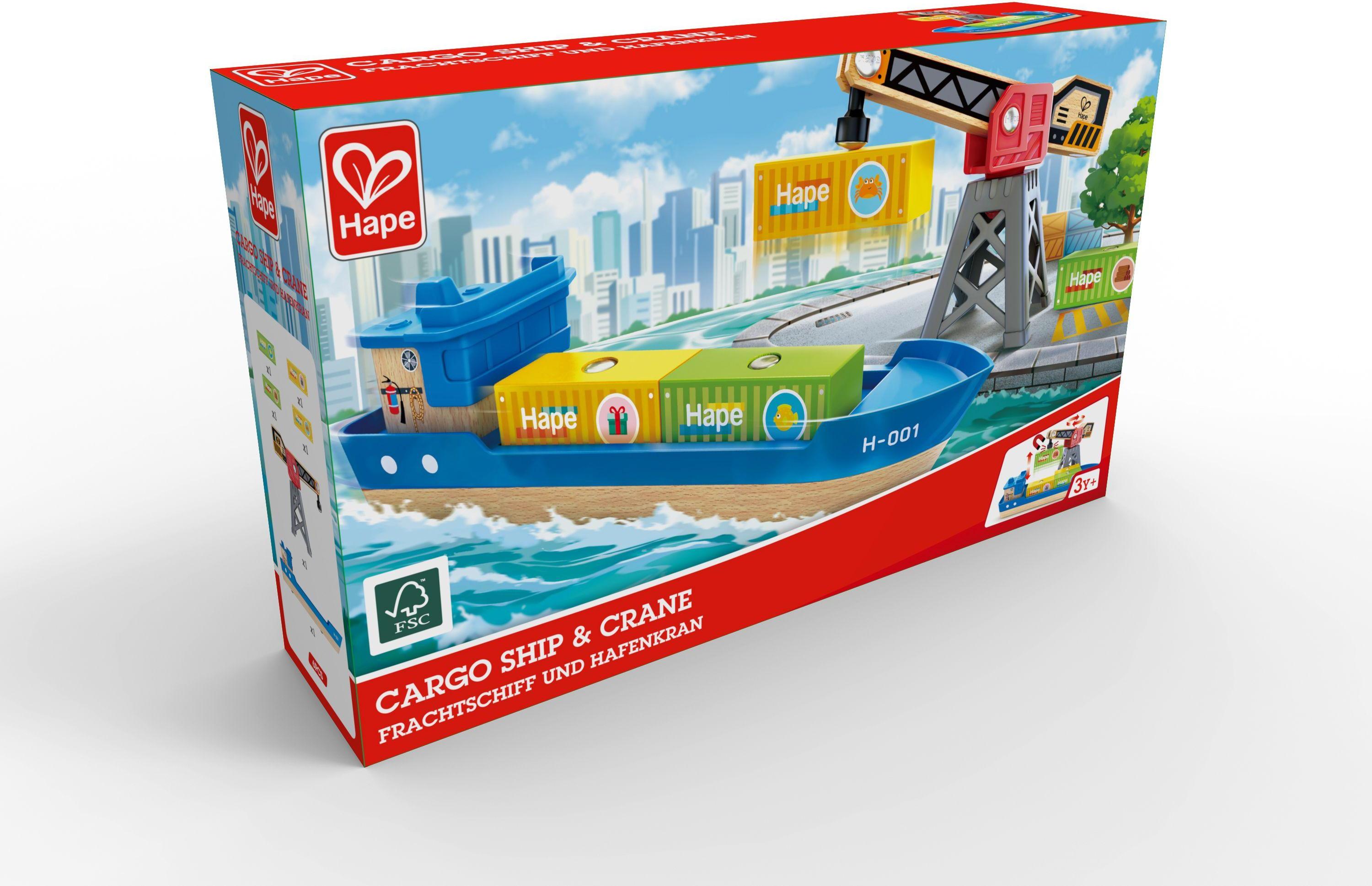 Hape - Frachtschiff und Hafenkran E3792