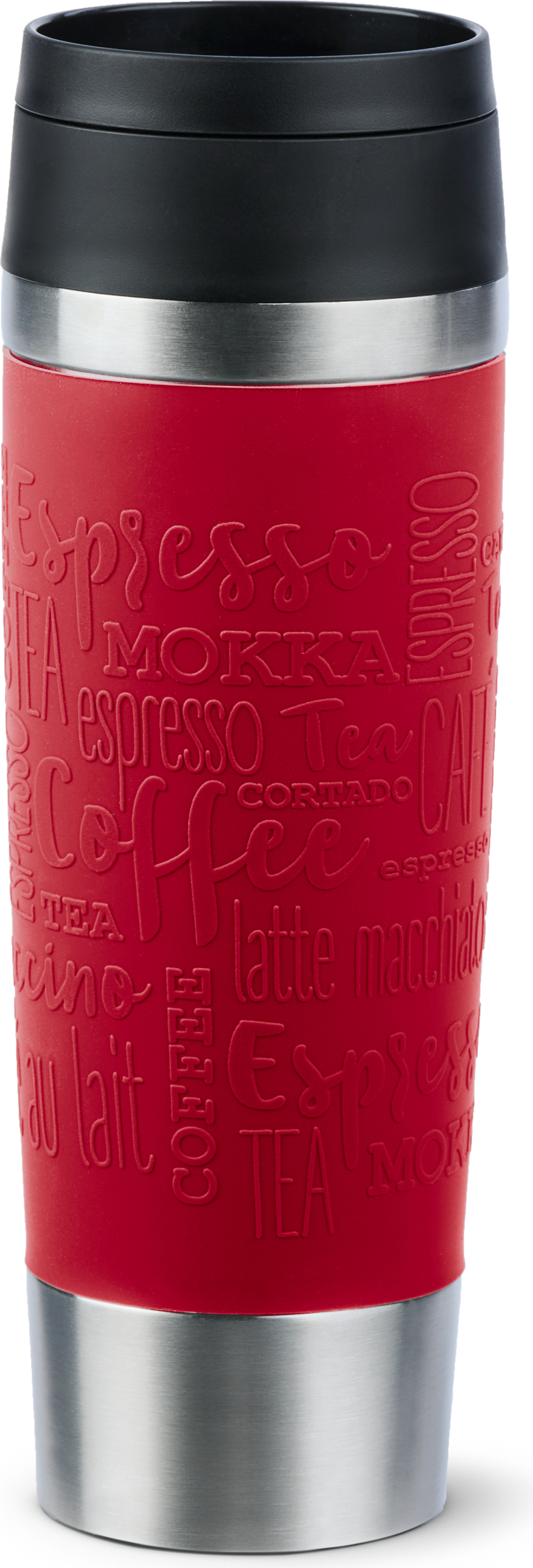 EMSA Travel Mug Classic Isolierbecher 0,5L Dunkelrot