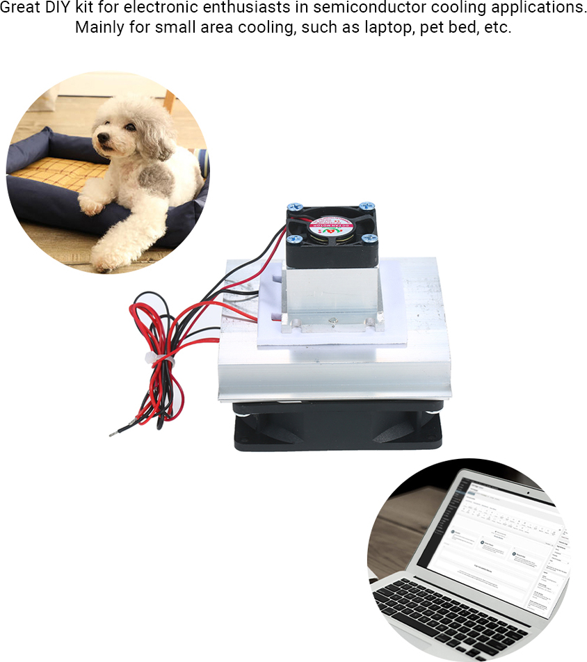 Cocosity TEC Electron Halbleiterkühlung Kühler Kühlplatte DIY Radiator Lokale Kühlung Kleiner Raum Kühlung Gerät Kit