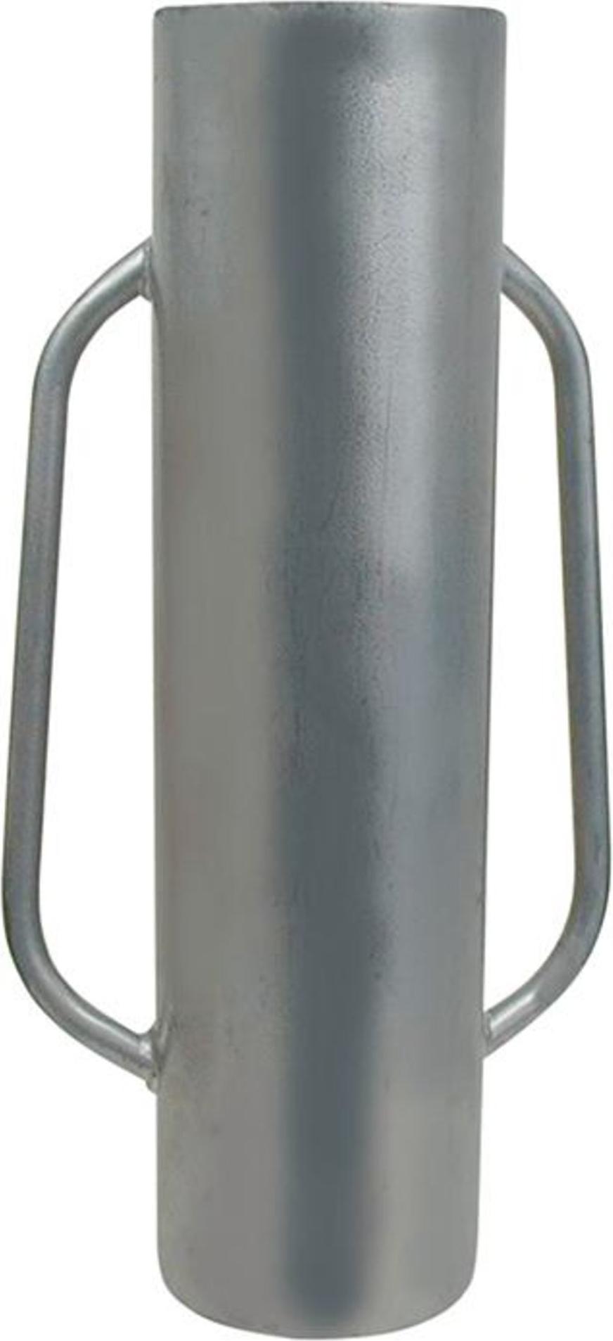 Sonstige Pfahlramme für Pfähle 90-145 mm, 600 mm Höhe, 13 kg, mit 2 Handgriffen 30026