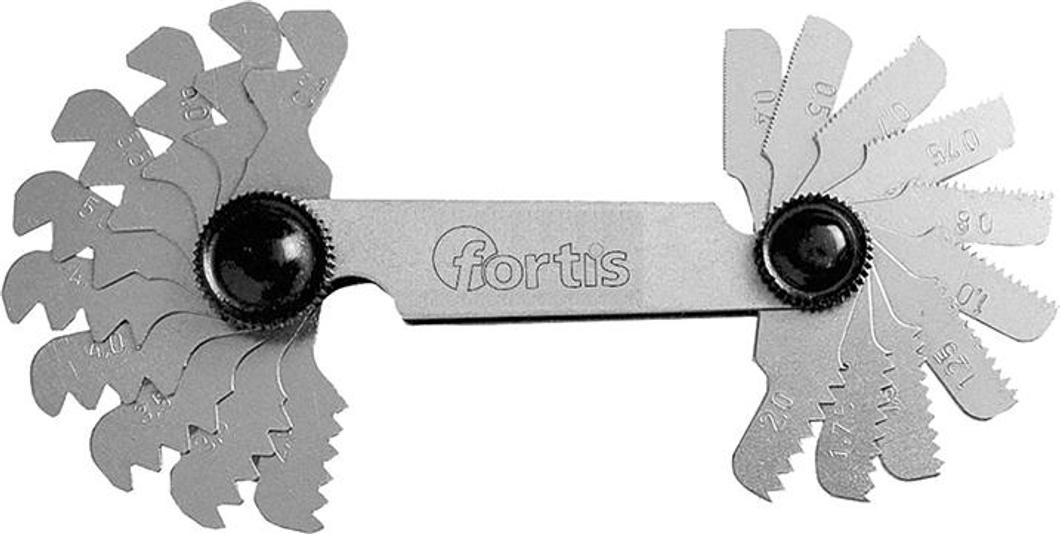 Fortis Gewindeschablone 52 Blatt Metr./Ww.