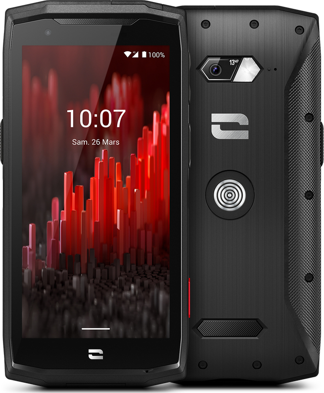 Crosscall Core-M5 - Odblokovaný smartfón 4G+ (Displej: 4,95 Zoll - 32 Go - Dual Nano-SIM - Android 11) Schwarz