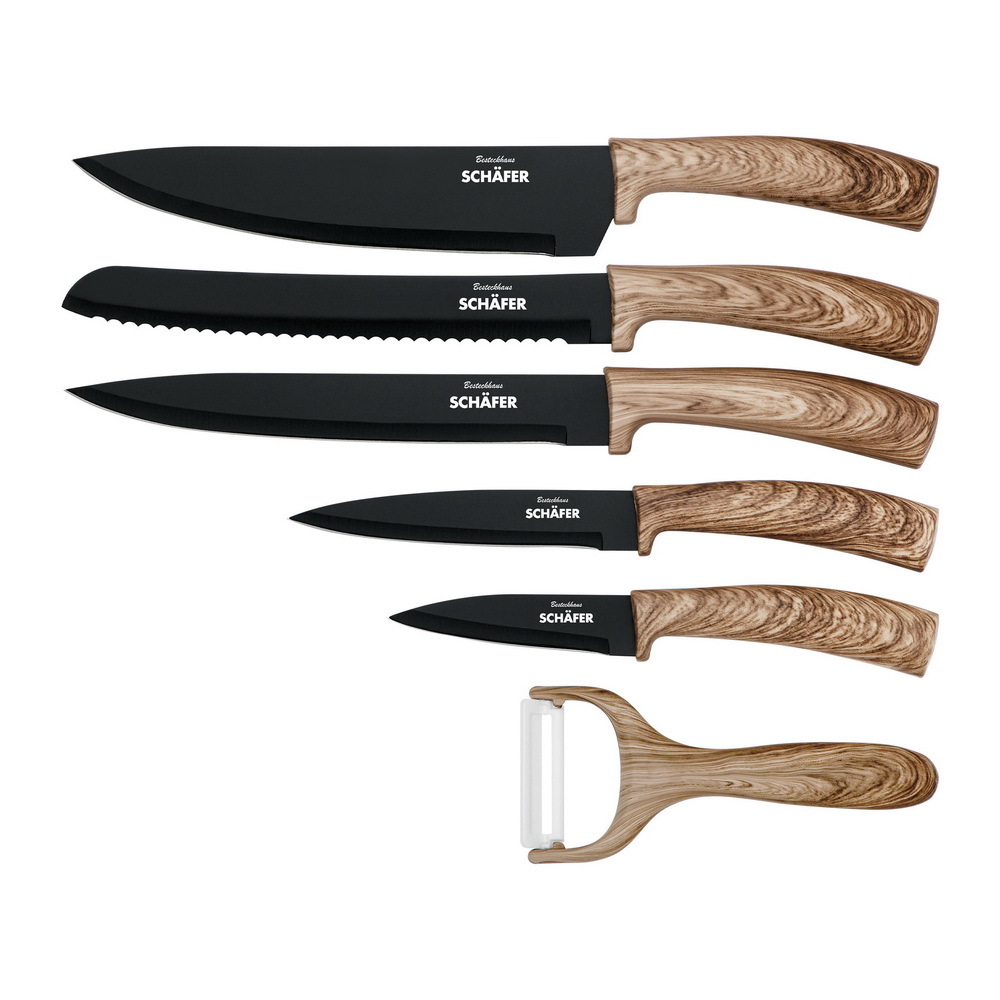 Schäfer 6-tlg. Messerset-Set Messerset MAPLE WOOD 12332
