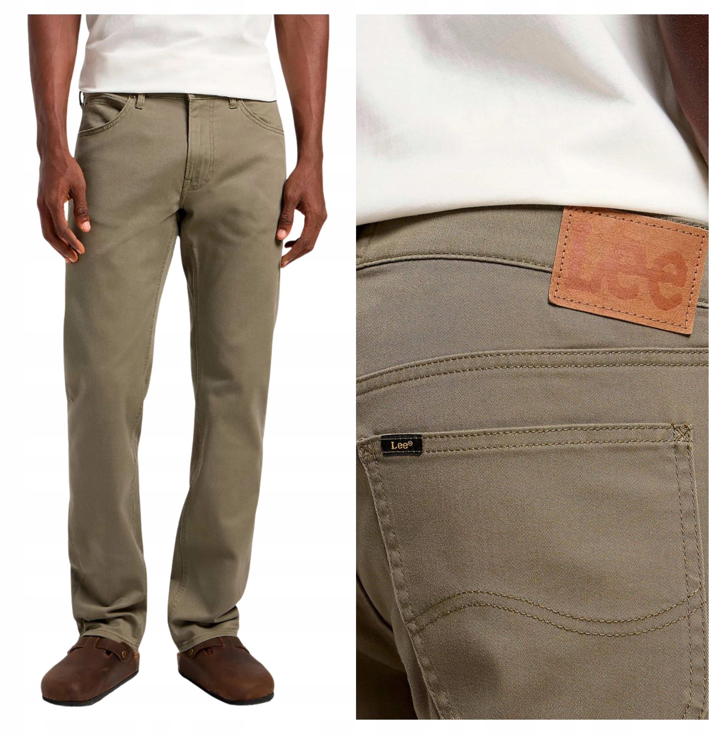 Lee | Herrenjeans Daren Zip Fly Mercantile Green Stretch Regular Fit W31 L34 112355819