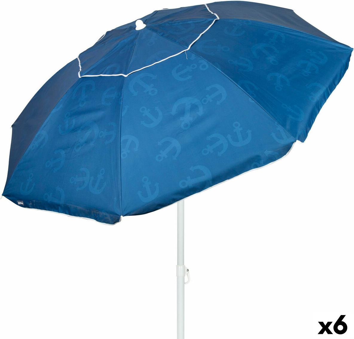 Sonnenschirm Aktive Blau 220 x 210 x 220 cm (6 Stück) S8906340