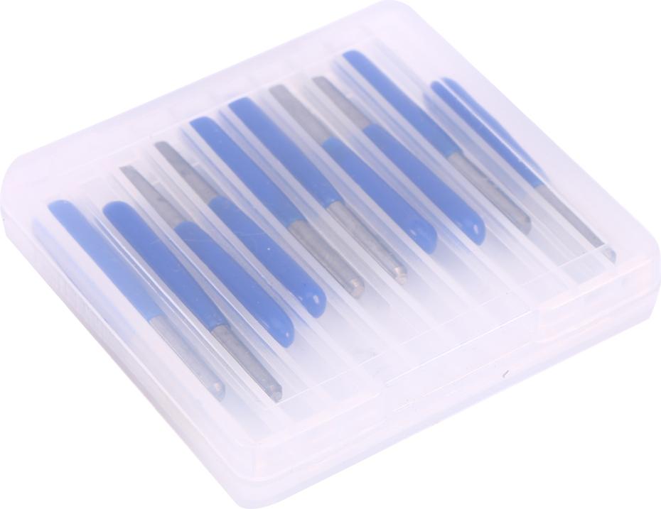 Gistuch 10pcs 3,175 mm 0,1 mm Carbid -PCB -Gravur CNC Router Bit Schleif -Skulpturwerkzeug