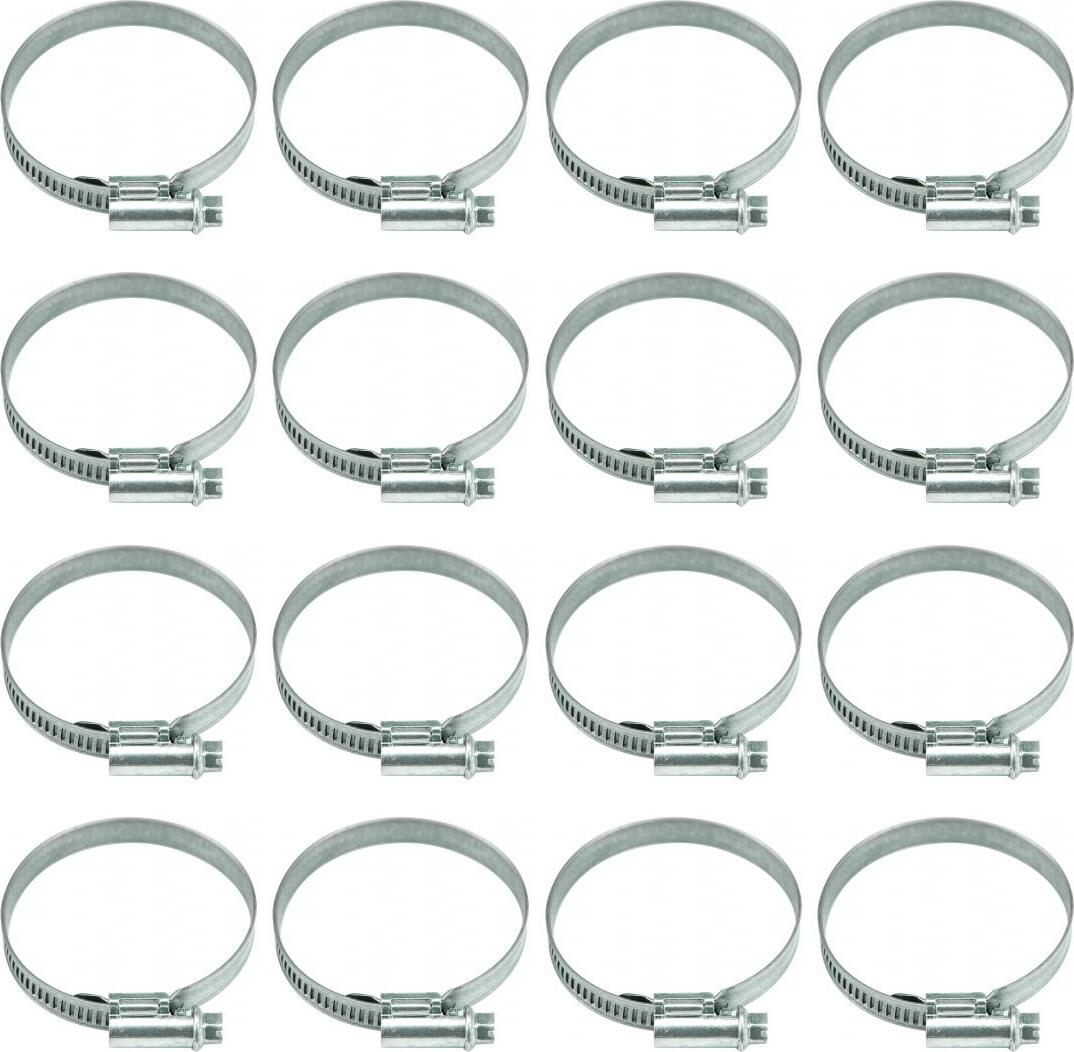 Adgo 50 x Bandschneckenklemme 10-16 rostfrei