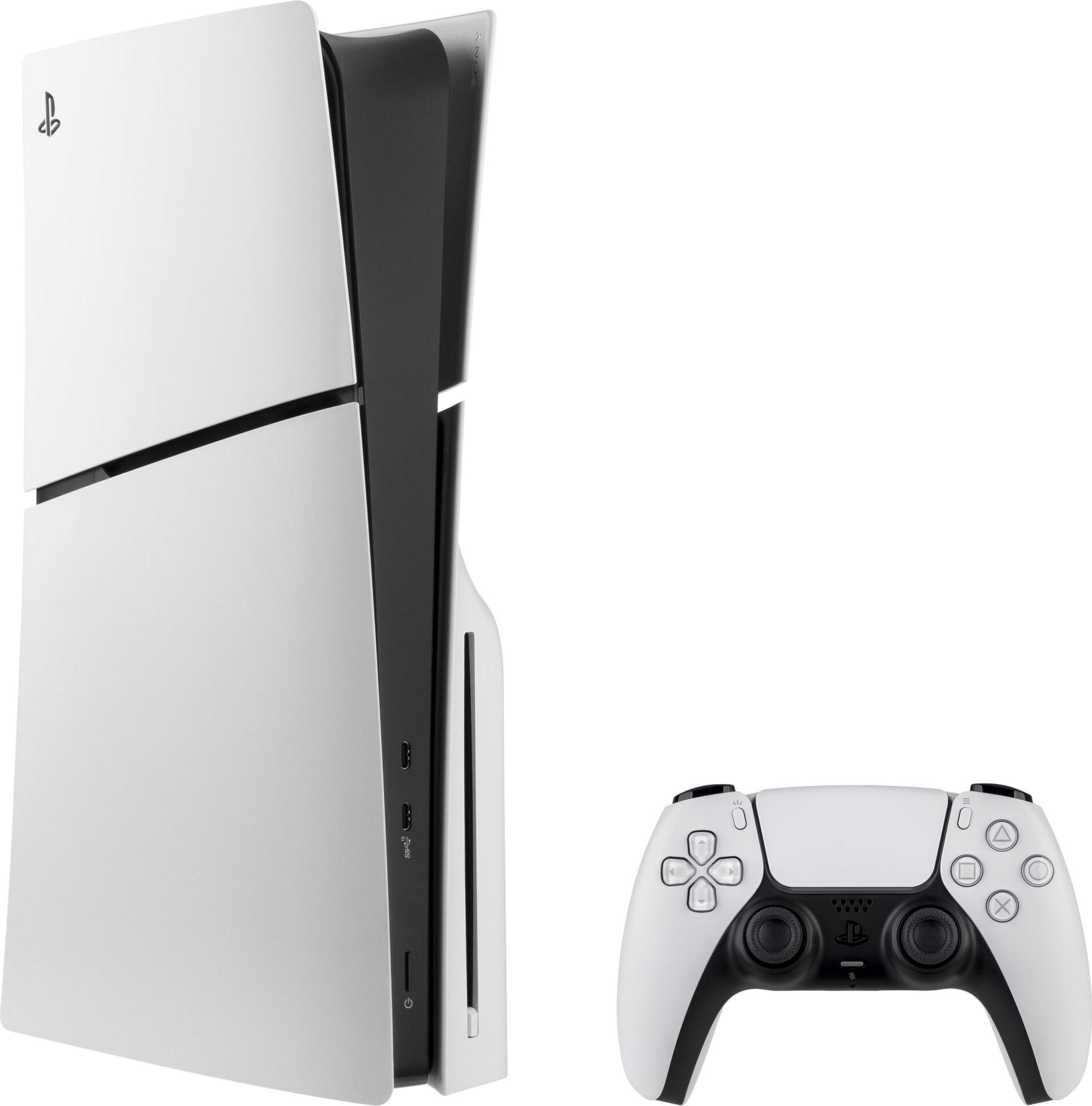 Sony Playstation 5 Slim, PlayStation 5, Čierna, Biela, 16384 MB, GDDR6, 448 GB/s, AMD